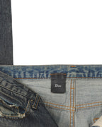 SS04 Dark Wash Waxed Skinny Jeans