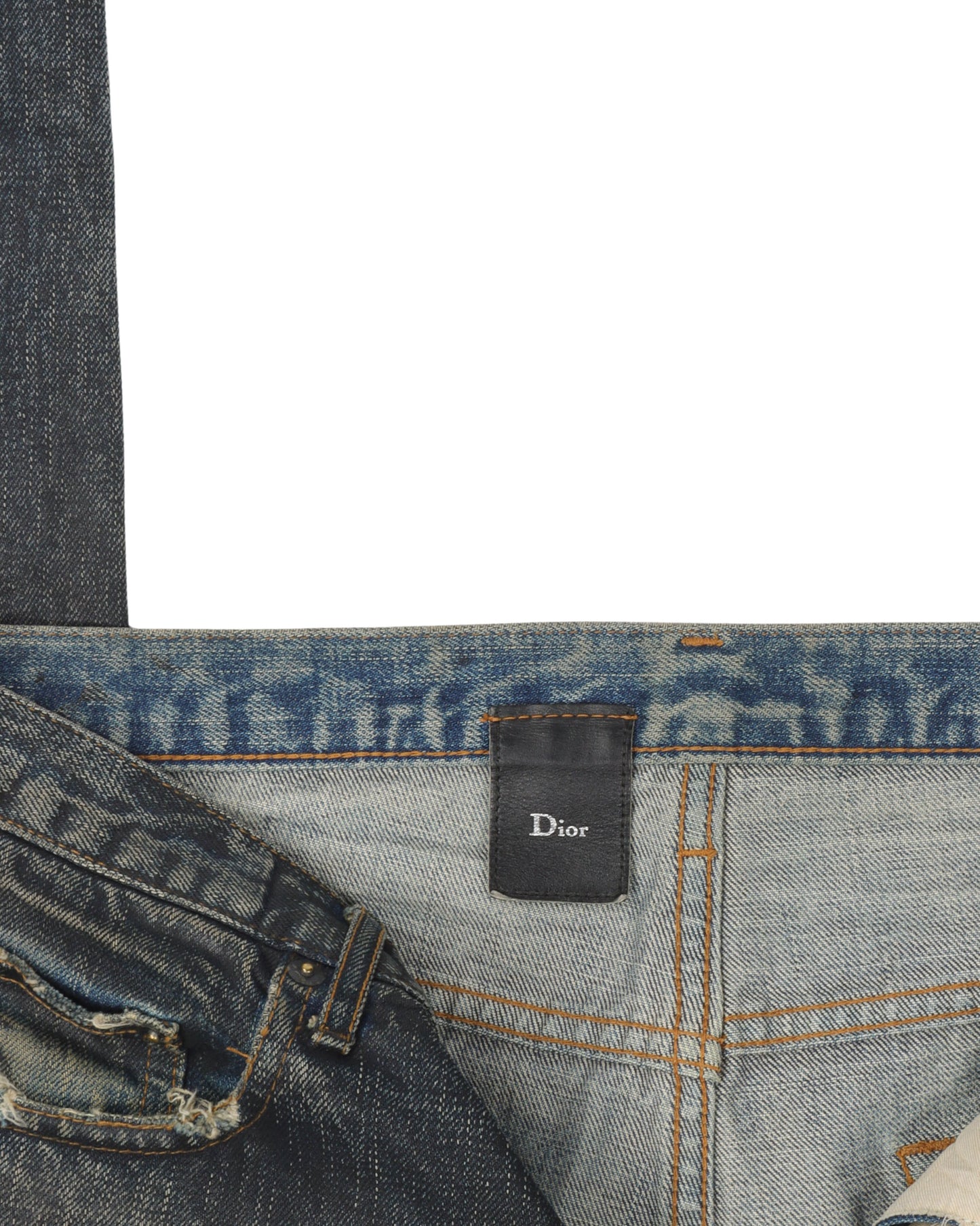 SS04 Dark Wash Waxed Skinny Jeans