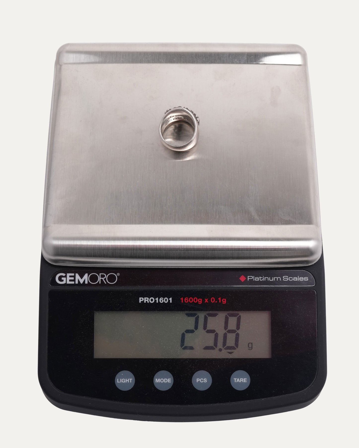 Pink Sapphire Floral Cross Ring