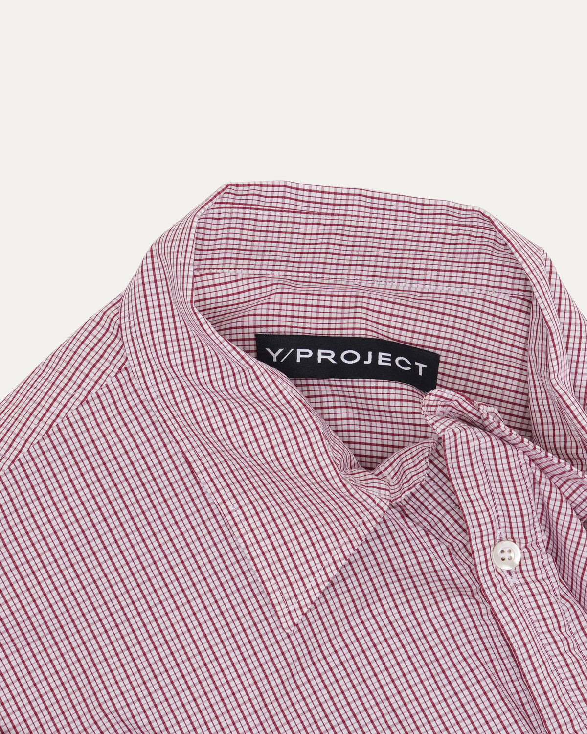 Plaid Structured Placket Shirt
