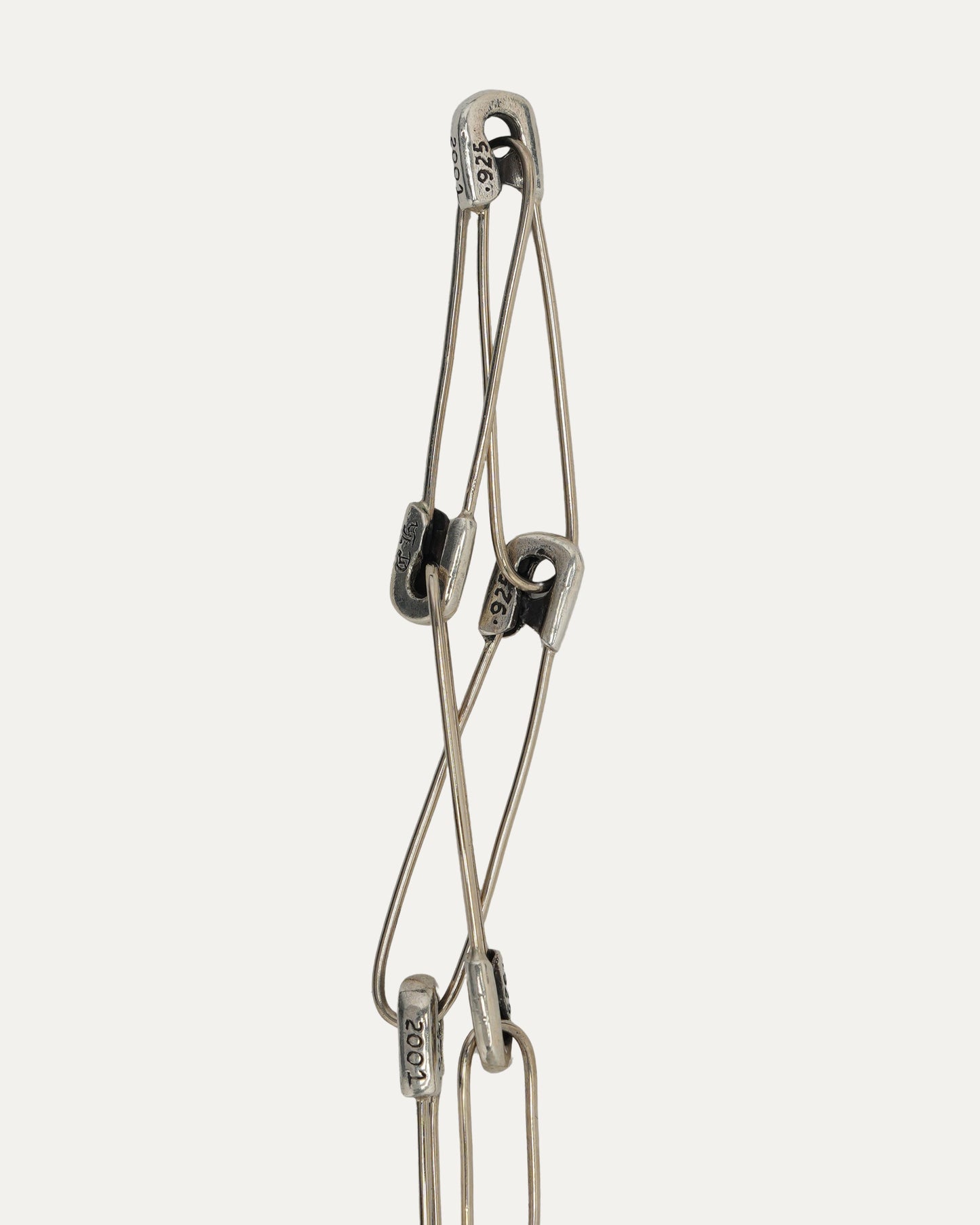 Safety Pin Choker Necklace
