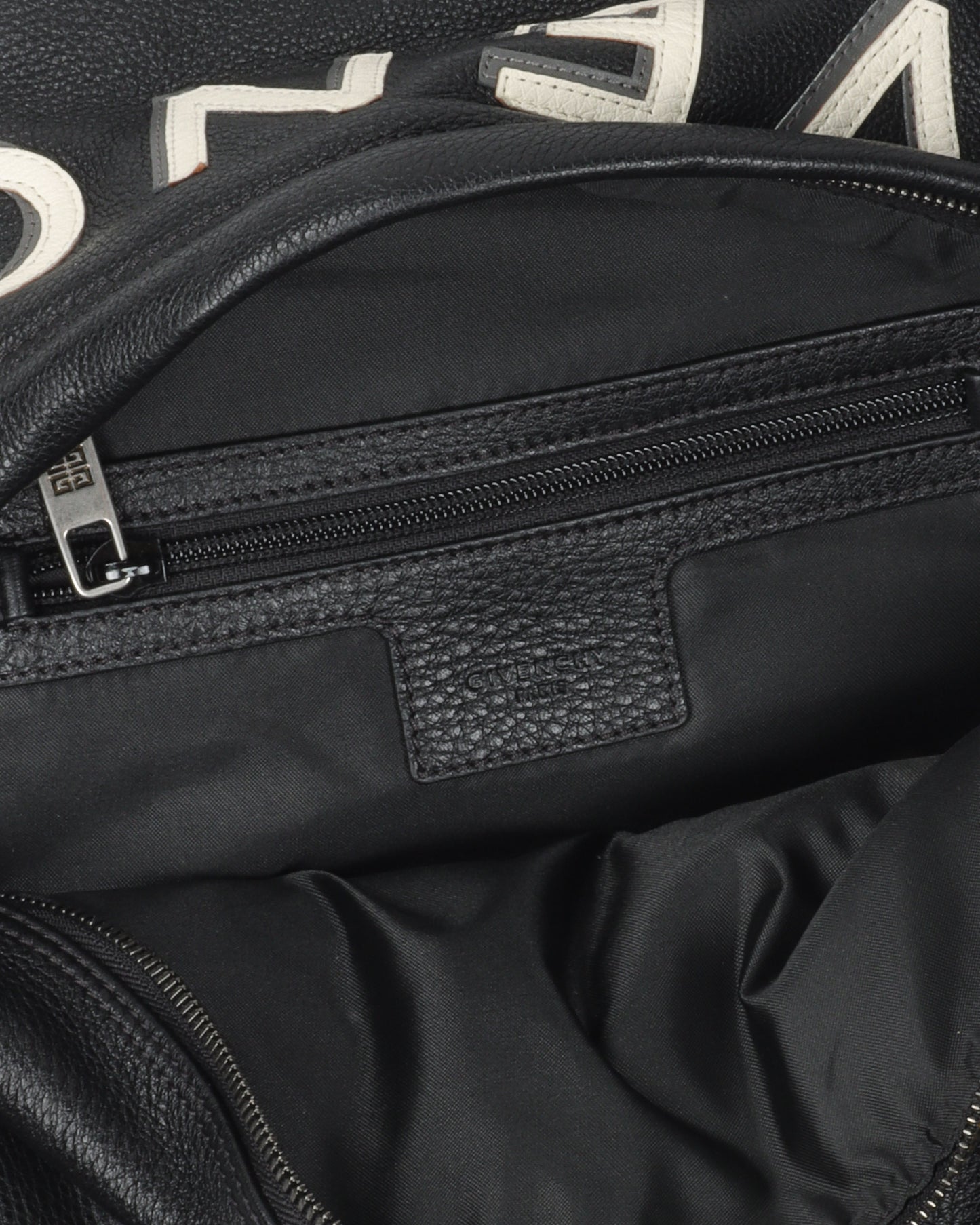 Leather Patch Backpack