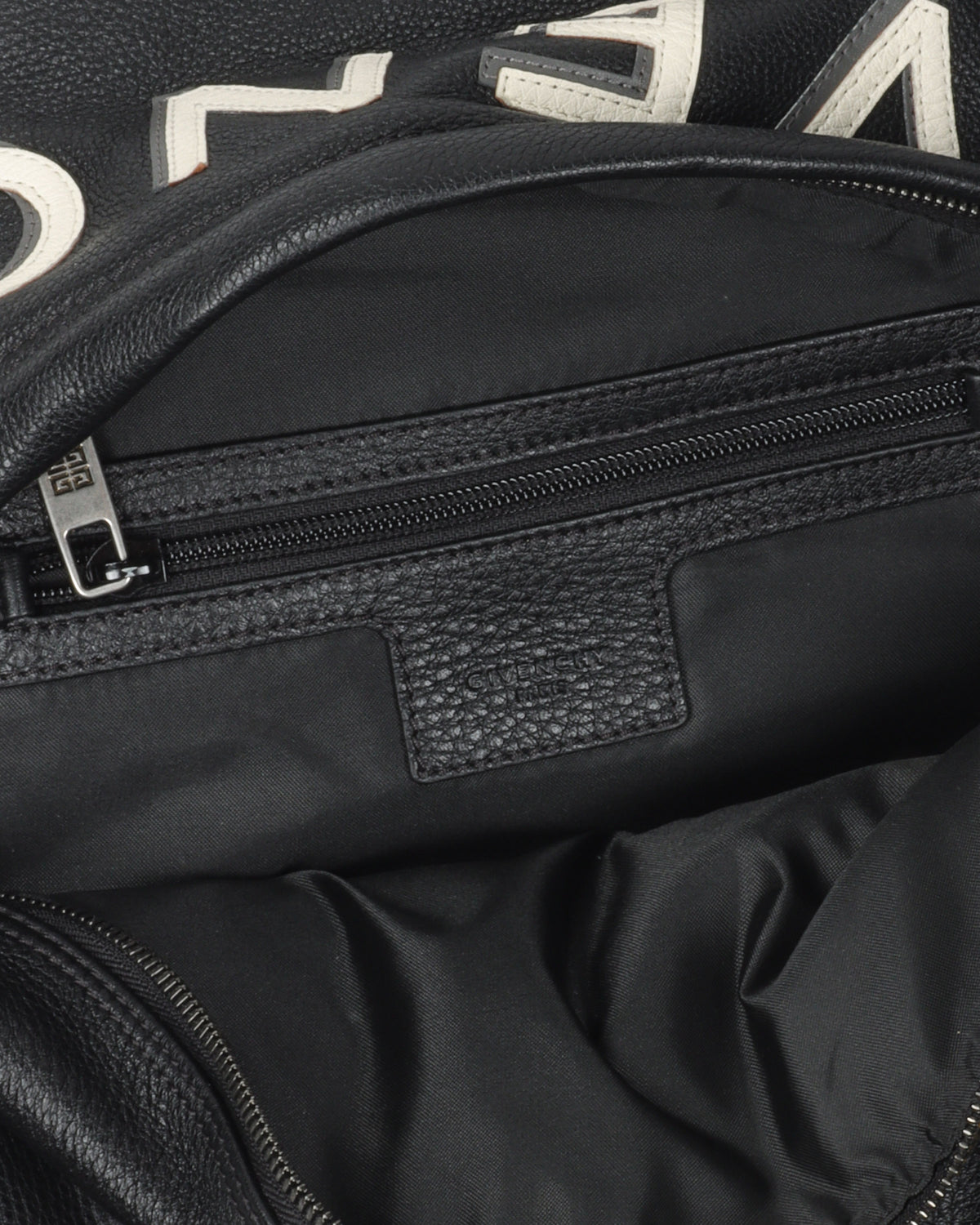 Leather Patch Backpack