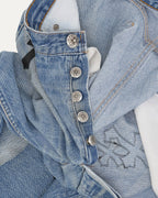 Levis 501 Cross Patch Jeans