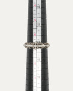 Diamond Baby Floral Cross Ring