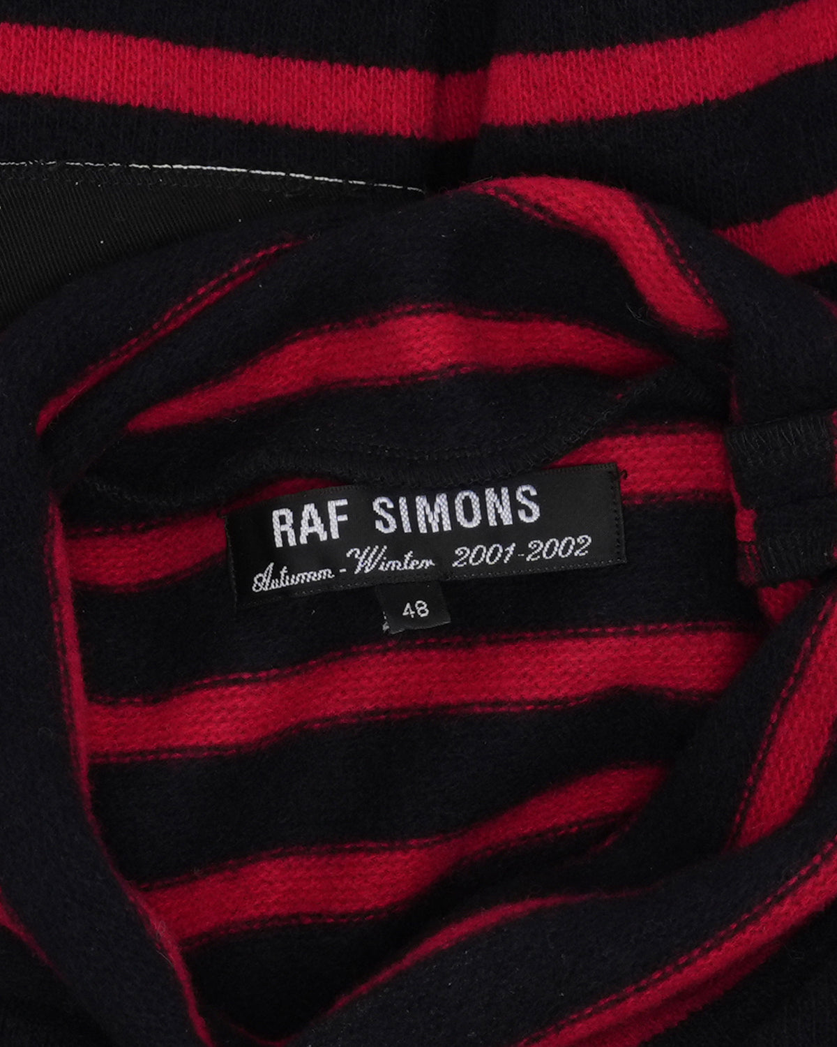 Riot Riot Riot Graphics Raf Simons Raf Simons AW 2001 Riot Riot Riot Patched Sweater – Justin Reed