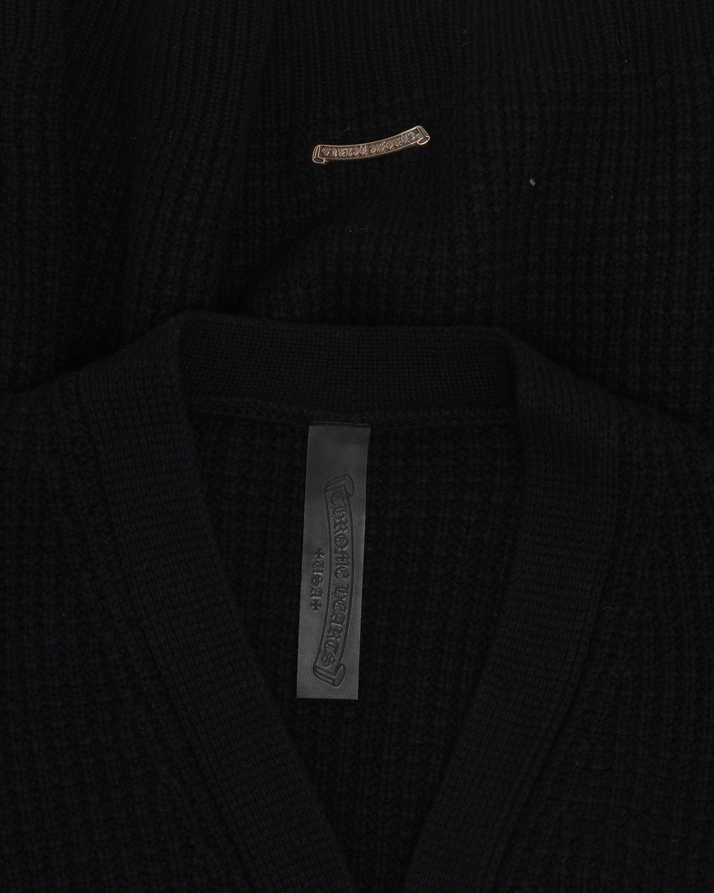 Cashmere Cross Patch Hit & Run Sweater