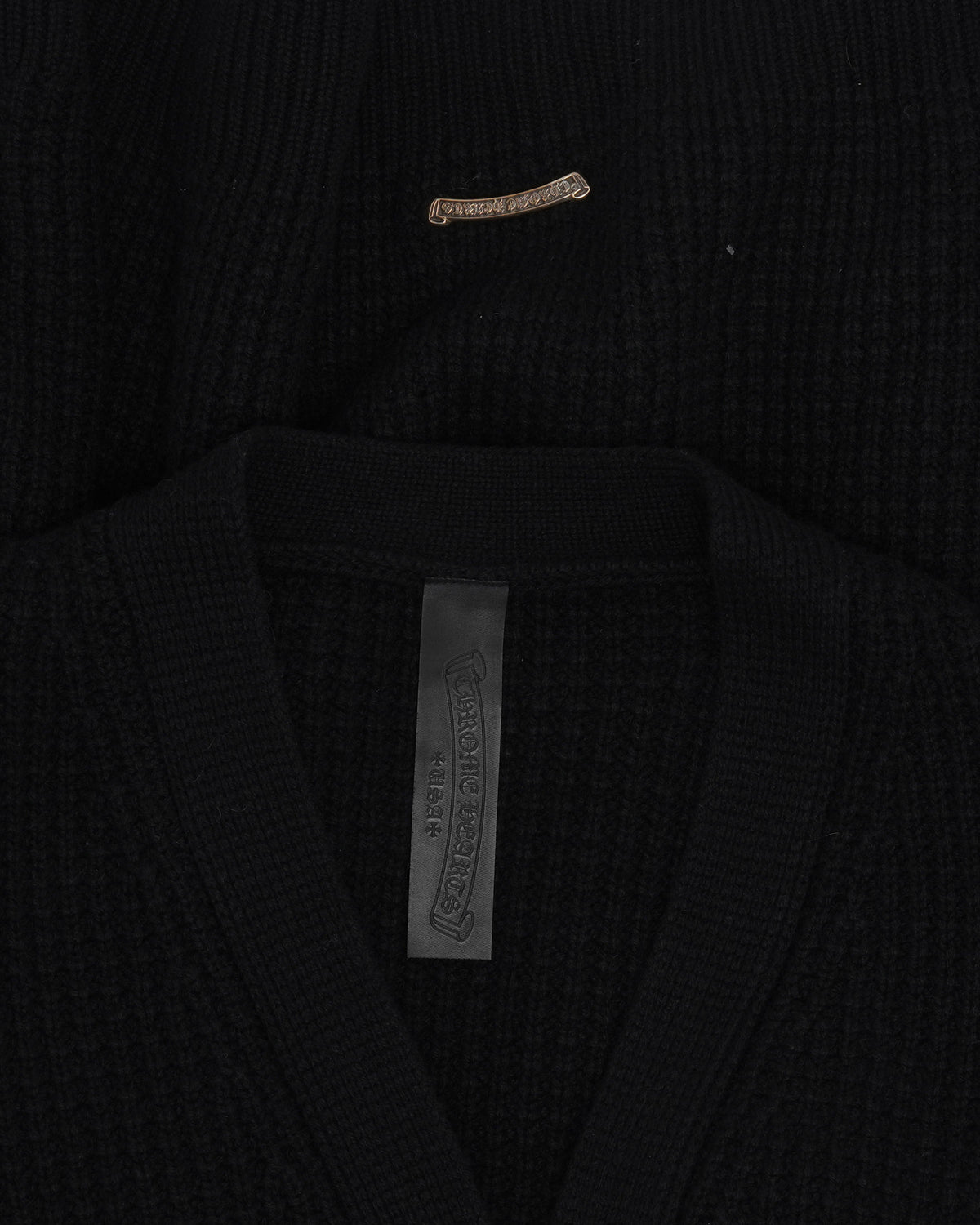 Cashmere Cross Patch Hit & Run Sweater