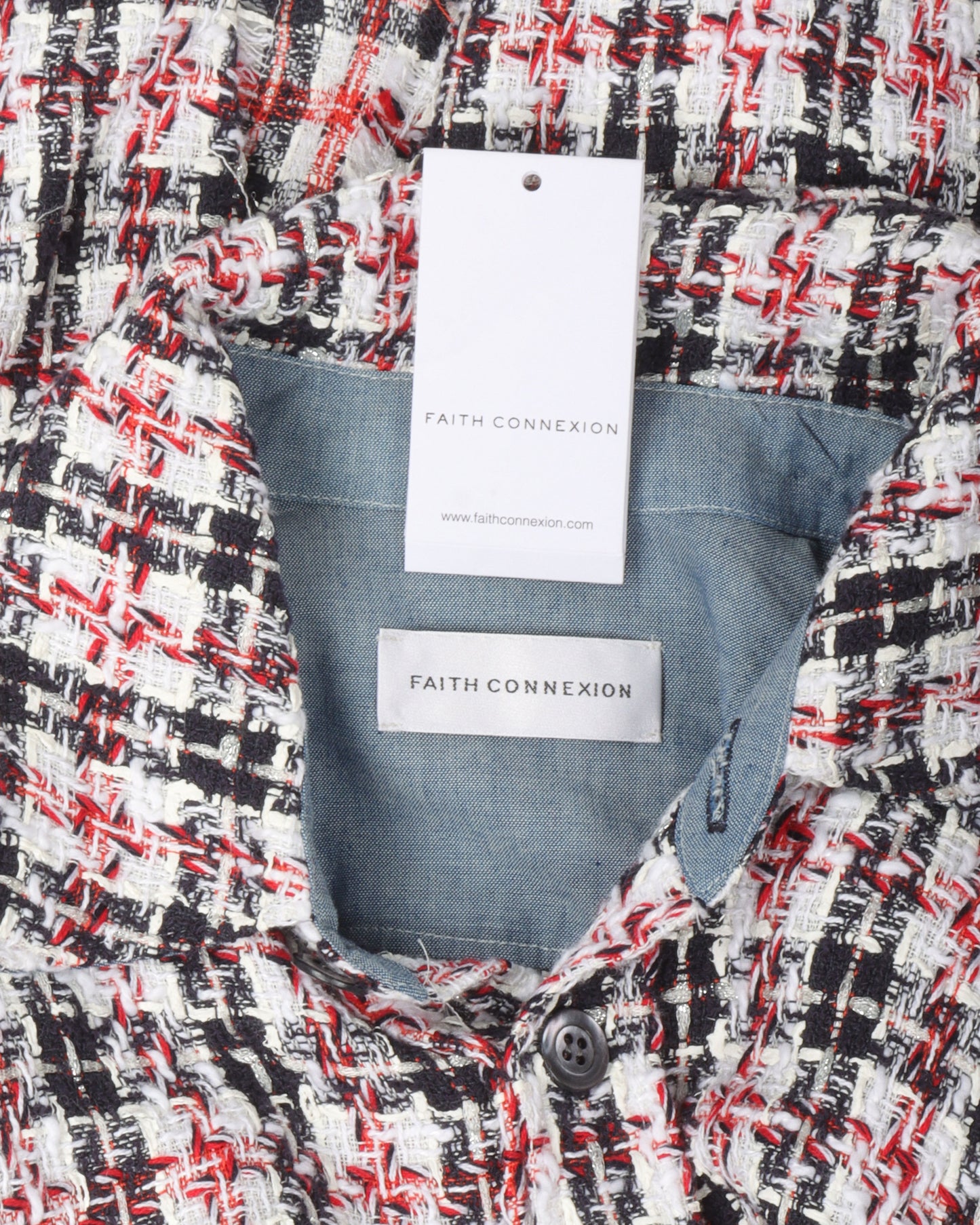 Plaid Bouclé Shirt