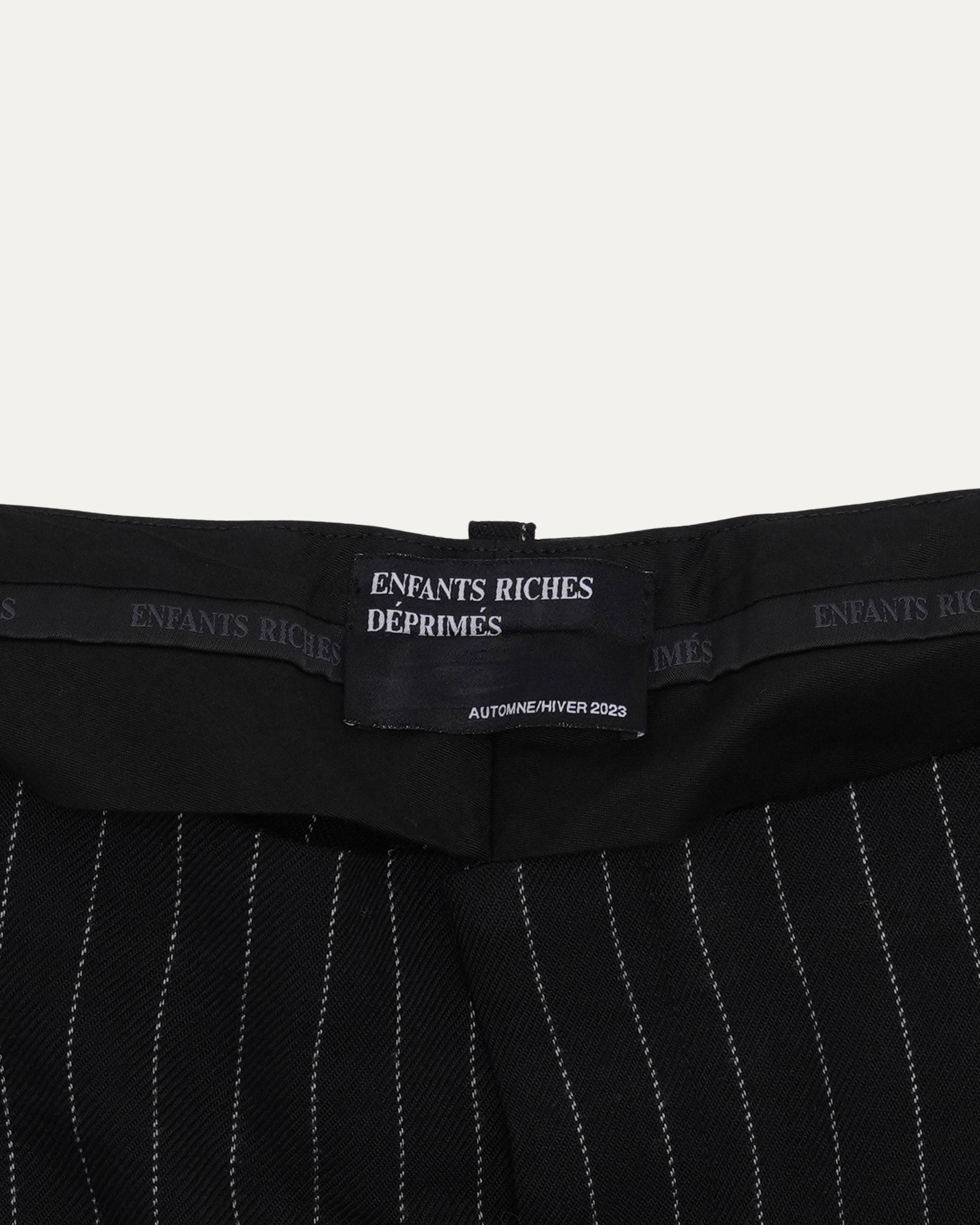 Pinstripe Flare Trousers