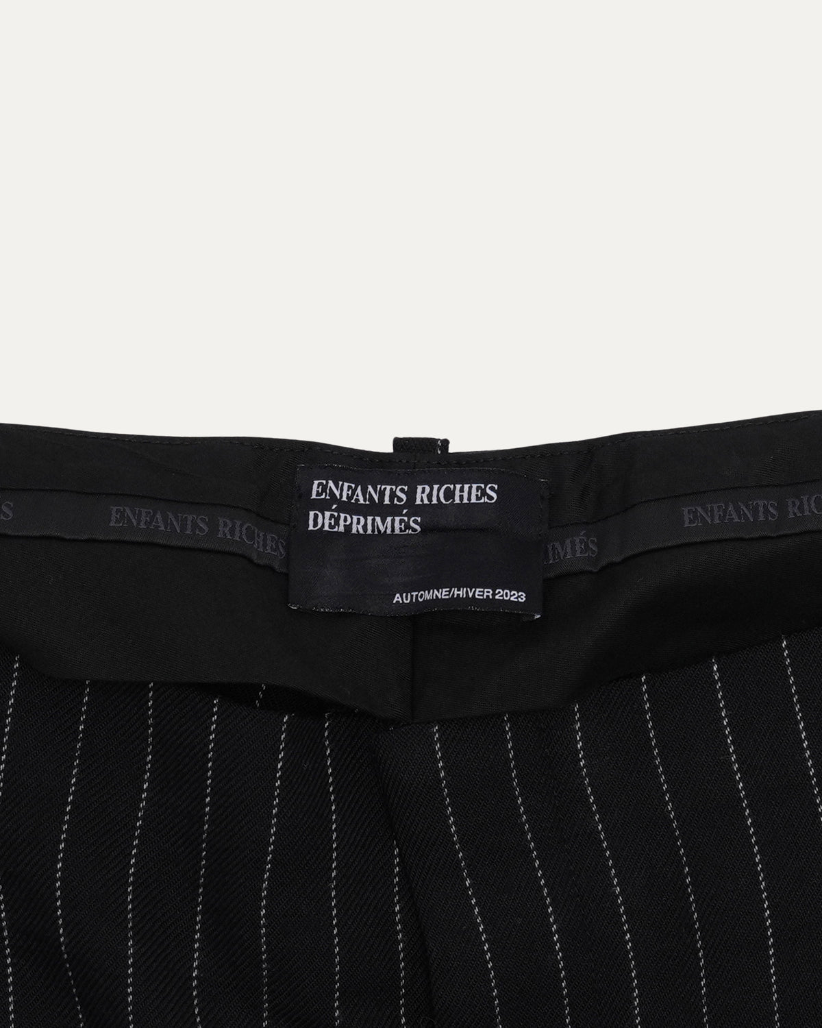 Pinstripe Flare Trousers