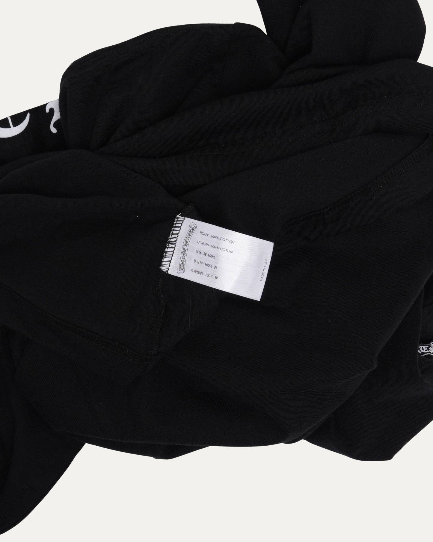 Scroll Logo Spellout Long Sleeve Pocket T-Shirt