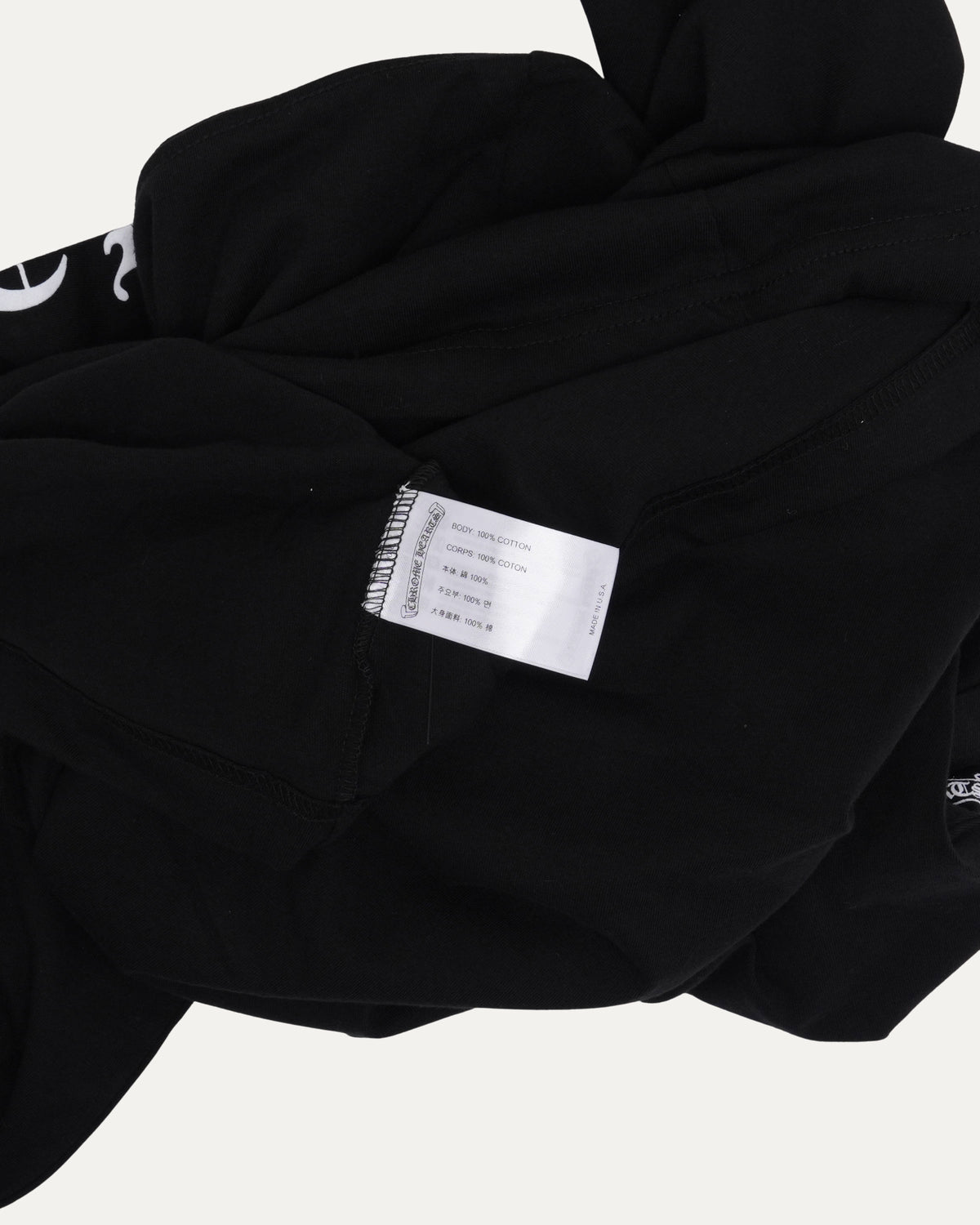 Scroll Logo Spellout Long Sleeve Pocket T-Shirt