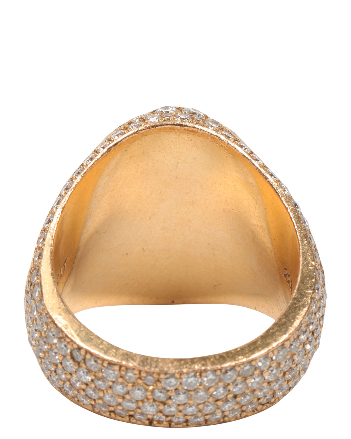 22k Gold Diamond Matty Boy Heart Ring
