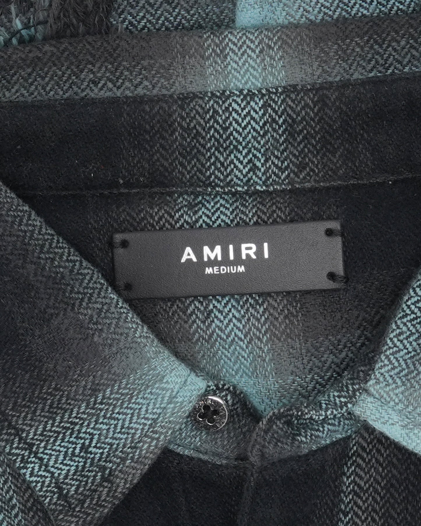 Raw Hem Flannel Shirt