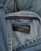 Hooded Pullover Denim Jacket