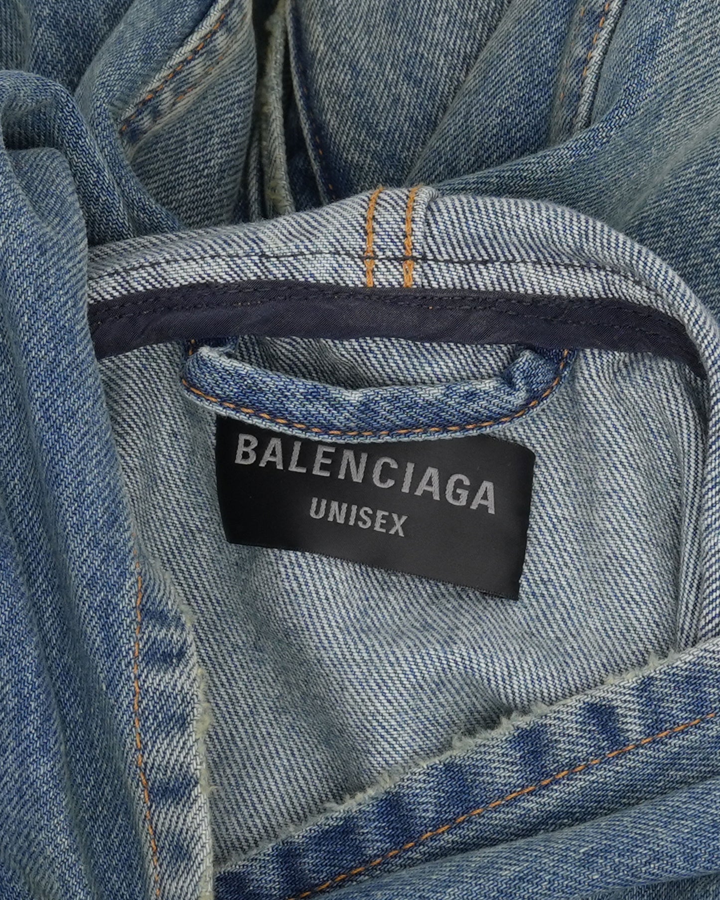 Hooded Pullover Denim Jacket