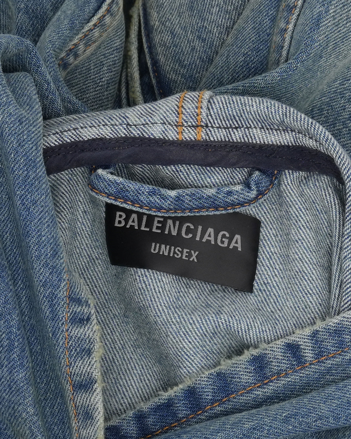 Hooded Pullover Denim Jacket