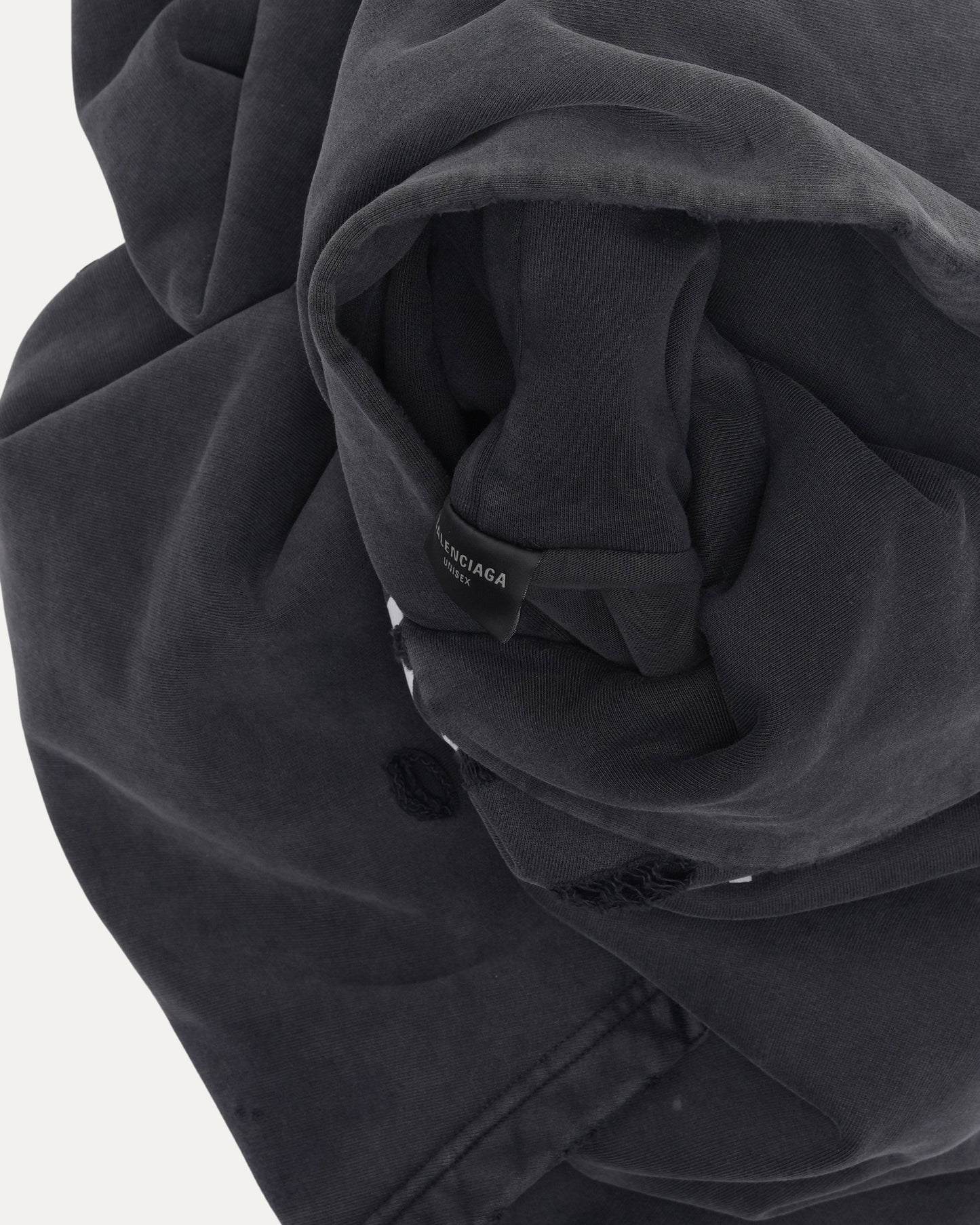3B Logo Distressed Hoodie