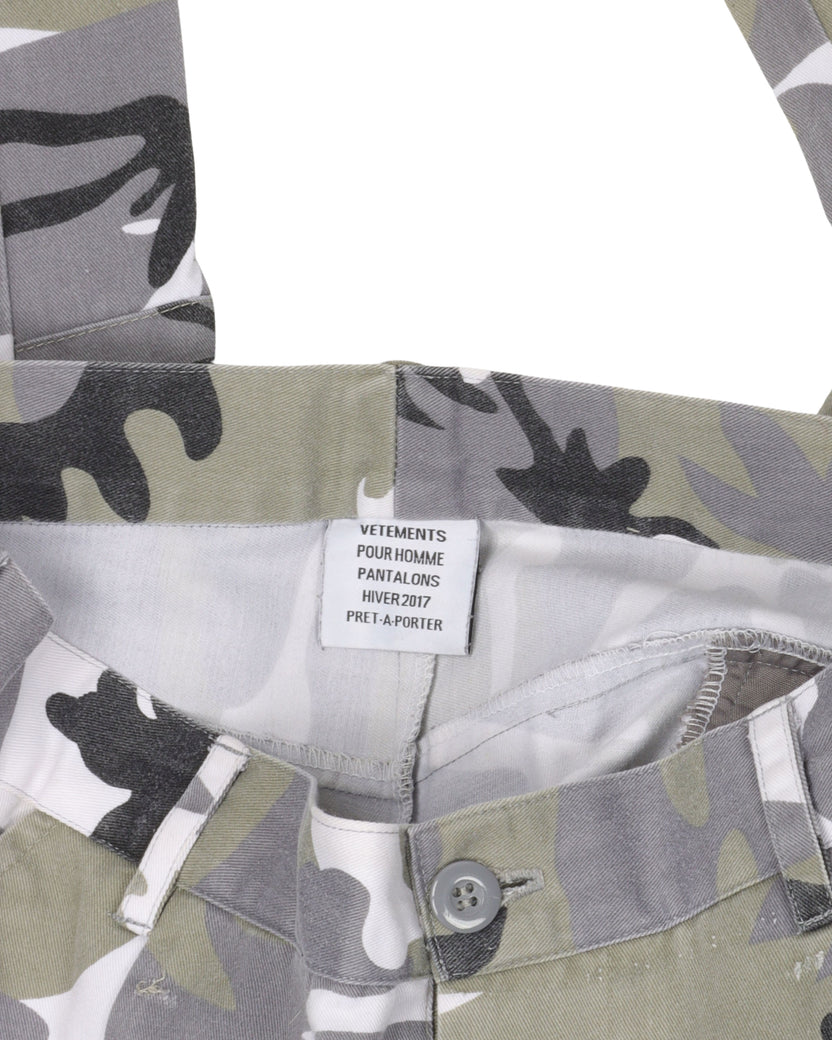 FW17 Camouflage Cargo Pants