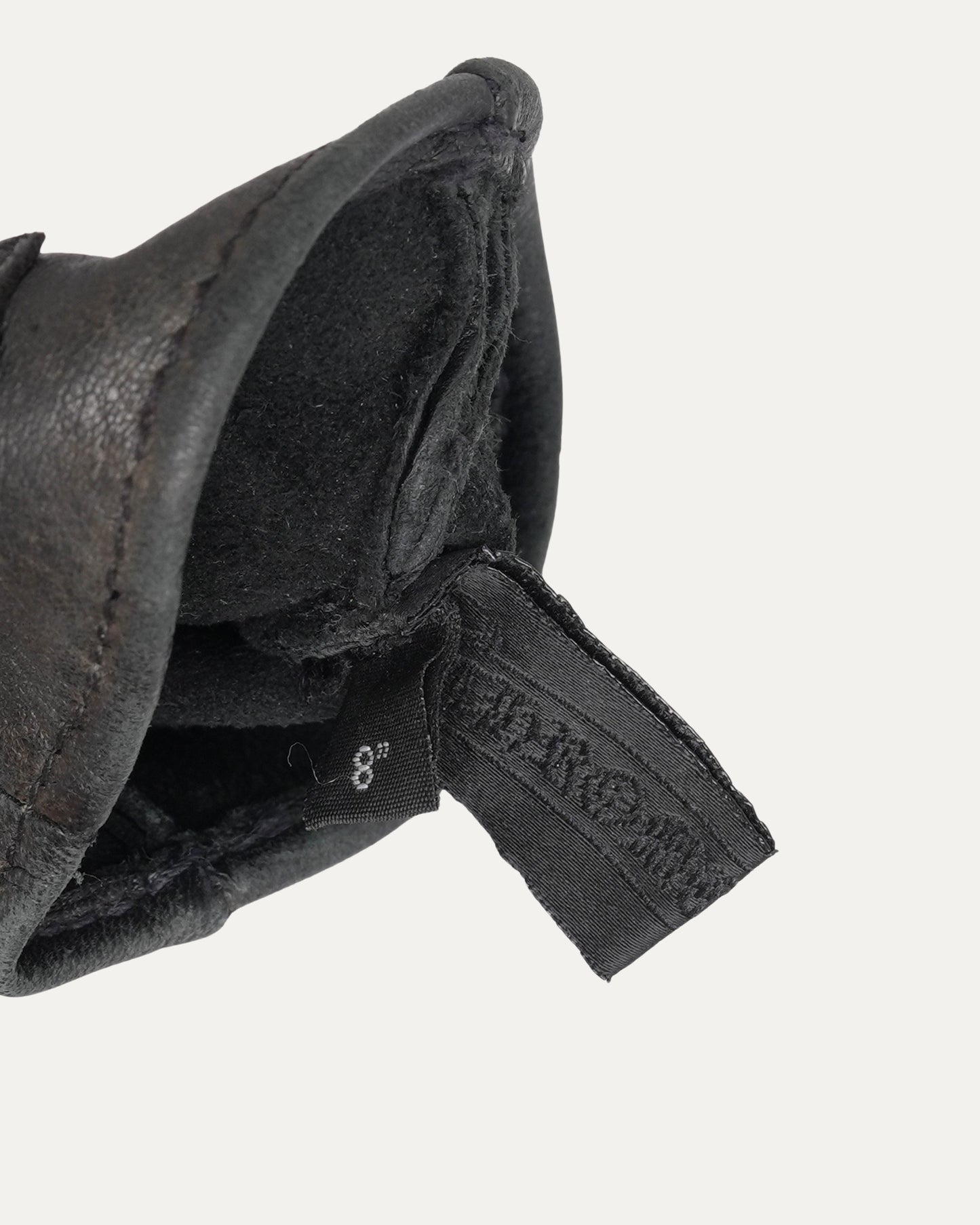 Cemetery Cross Patch Leather Gloves