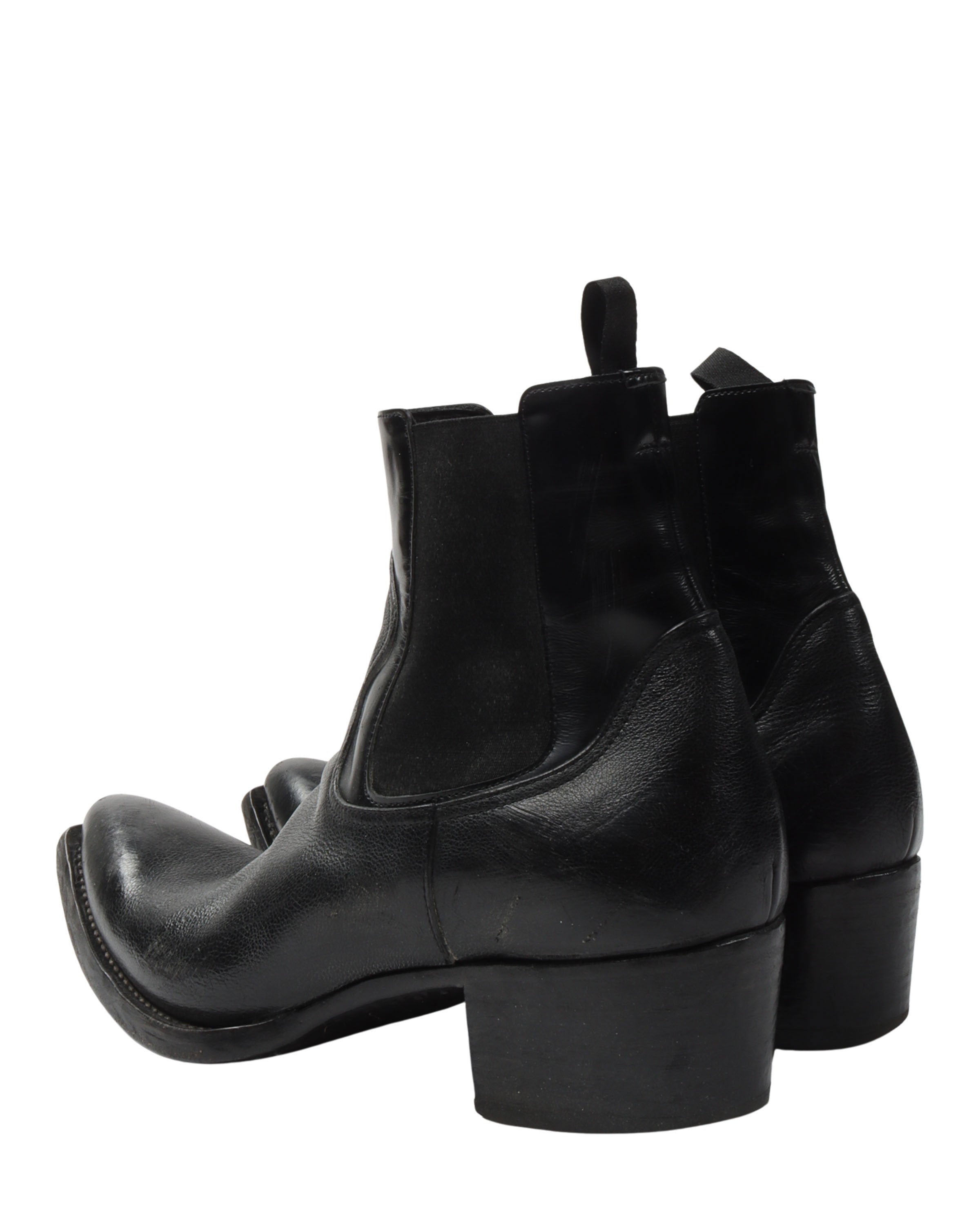 Turn-Up Toe Ankle Boots