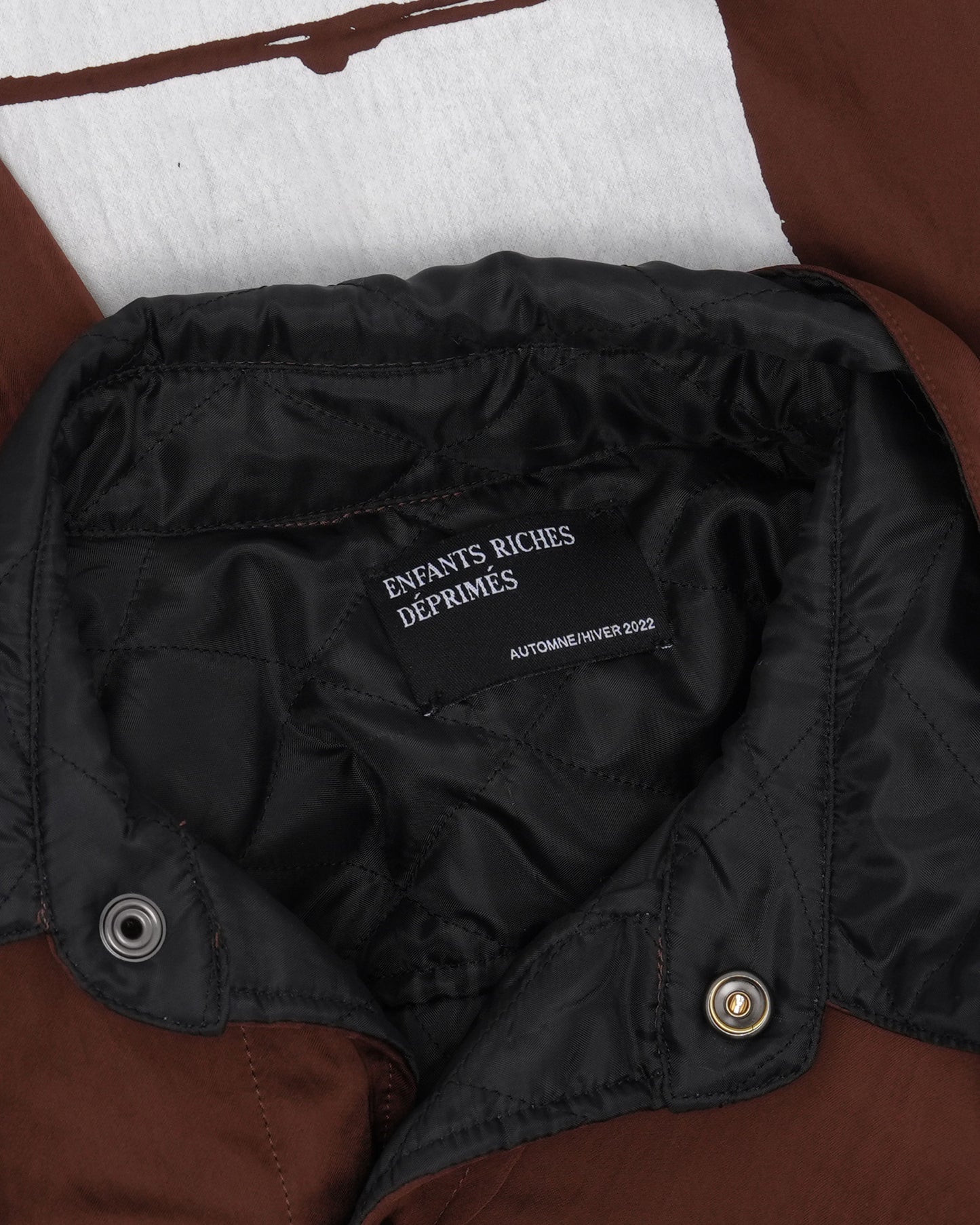 Russian Tattoo Quilted Overshirt