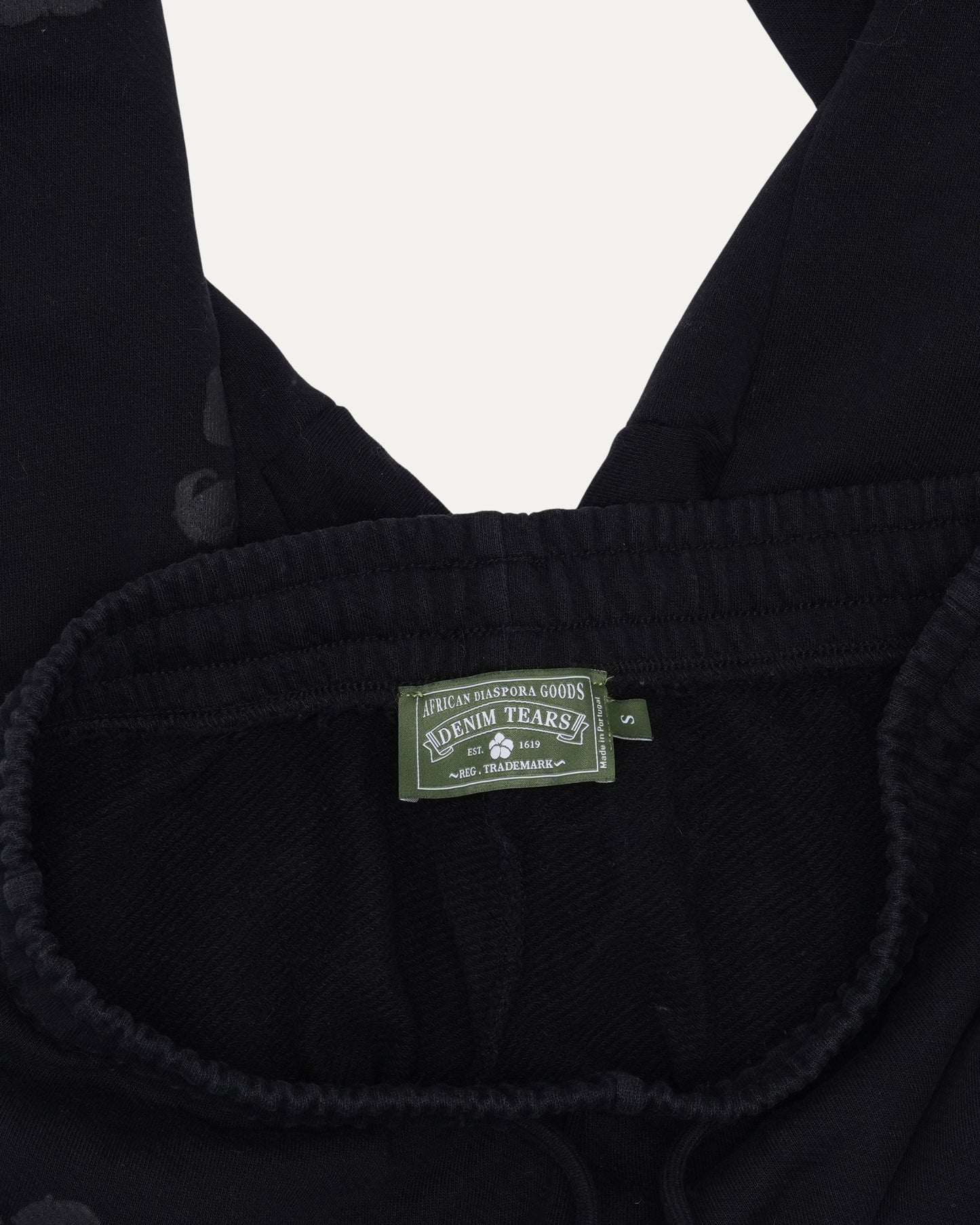 Tonal Cotton Wreath Sweatpants