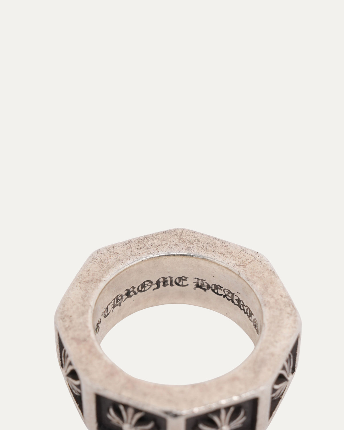 Plus Cross Block Ring