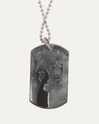 US Flag Dog Tag on Ball Chain