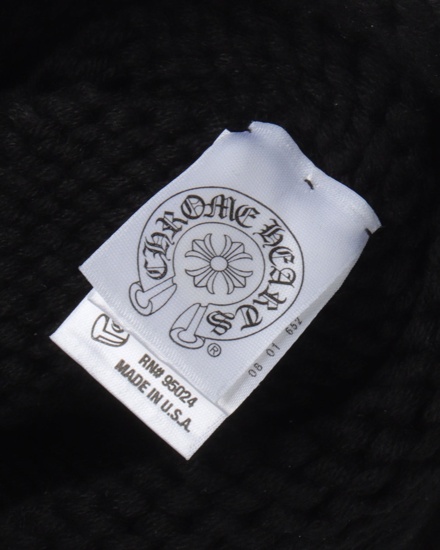 Cross Patch Cashmere Beanie
