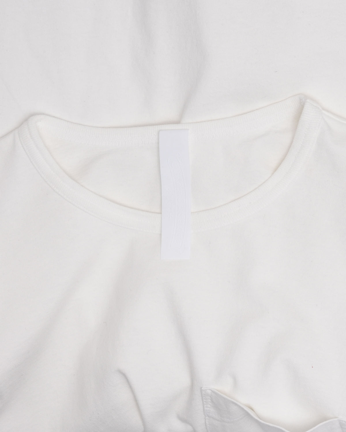 Embroidered Eyechart Long Sleeve Pocket T-Shirt