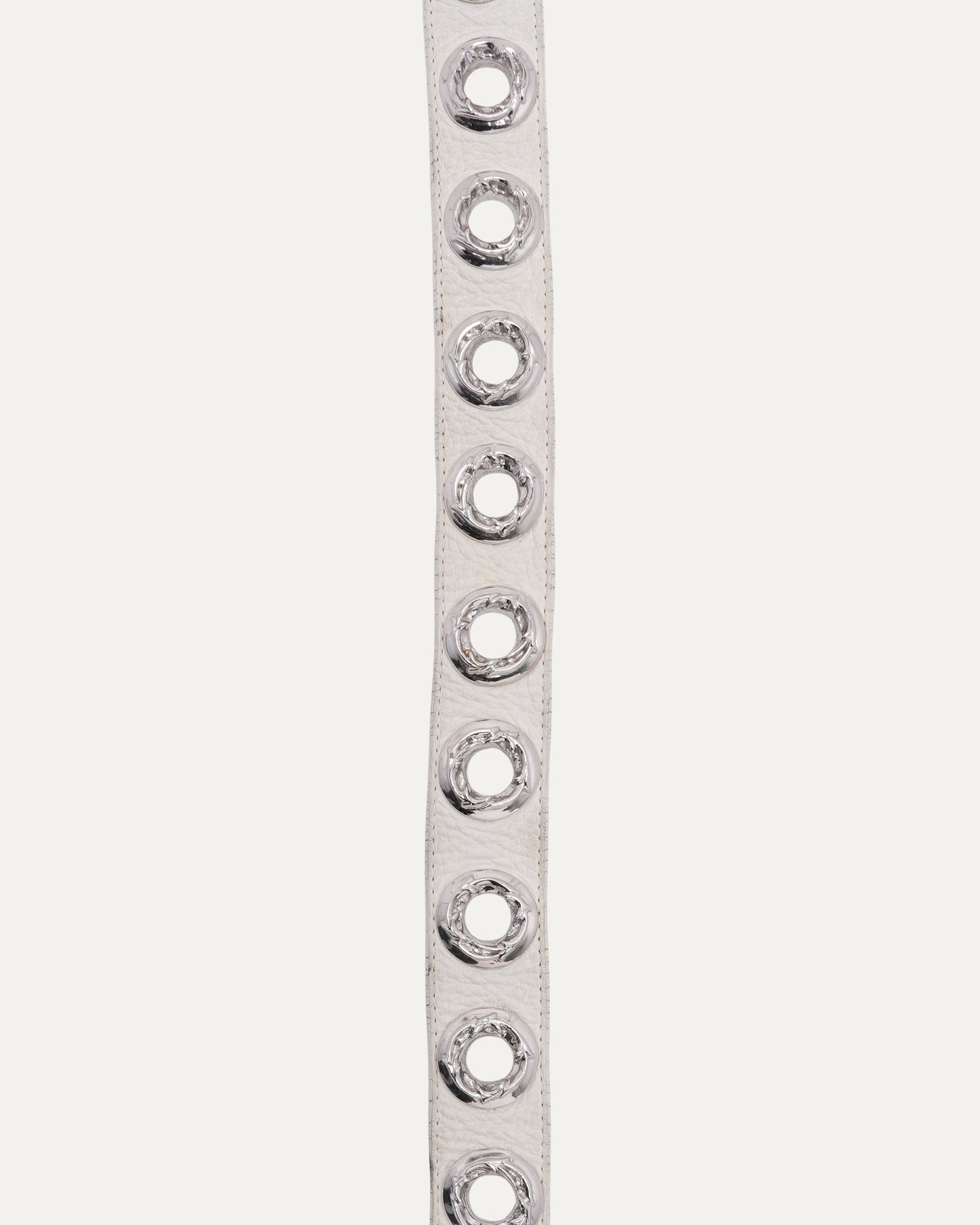 Grommet Belt with American Flag Buckle