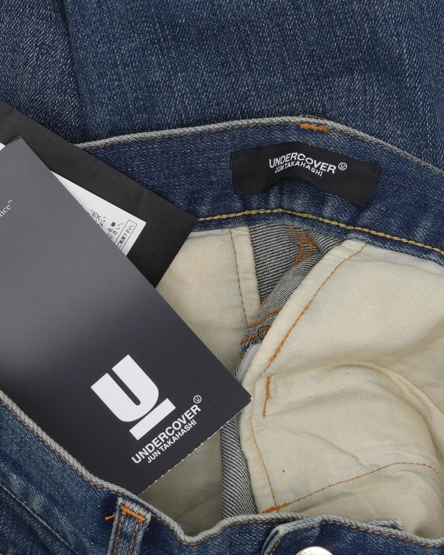 Beaded Ghost Hand Jeans