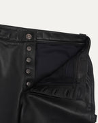 Fleur Knee Leather Carpenter Pants