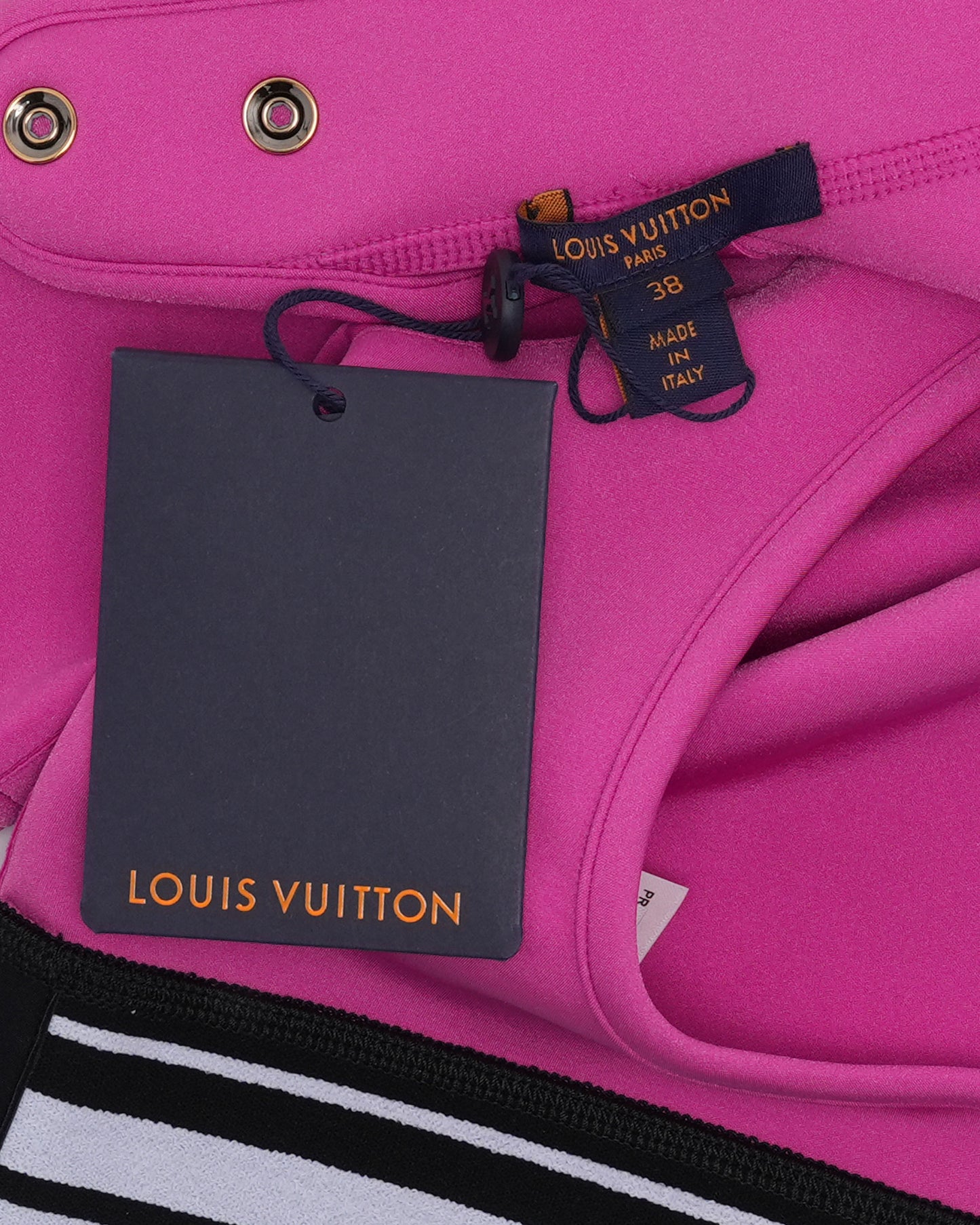 Cropped Neoprene Turtleneck Shirt