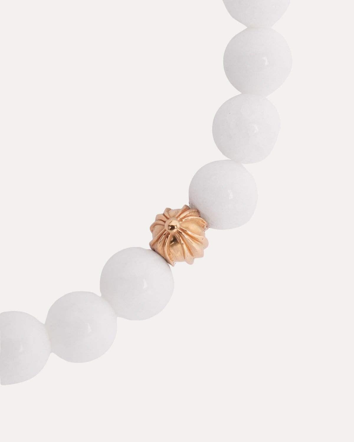 22k Gold Fleur Bead Bracelet