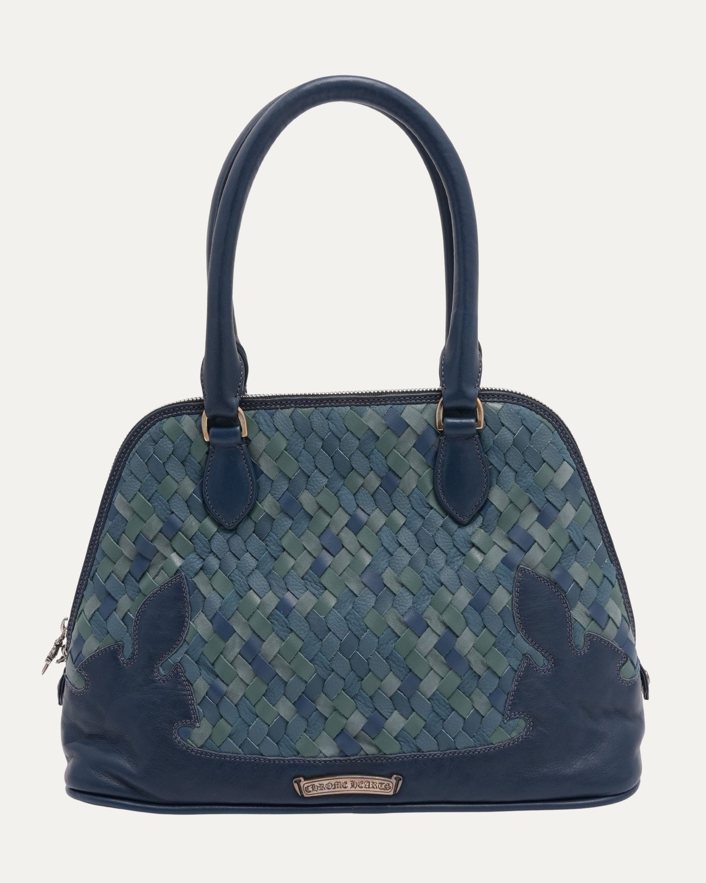 Small Woven Slouchy Mo Bag