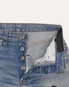 Levis 501 Cross Patch Jeans