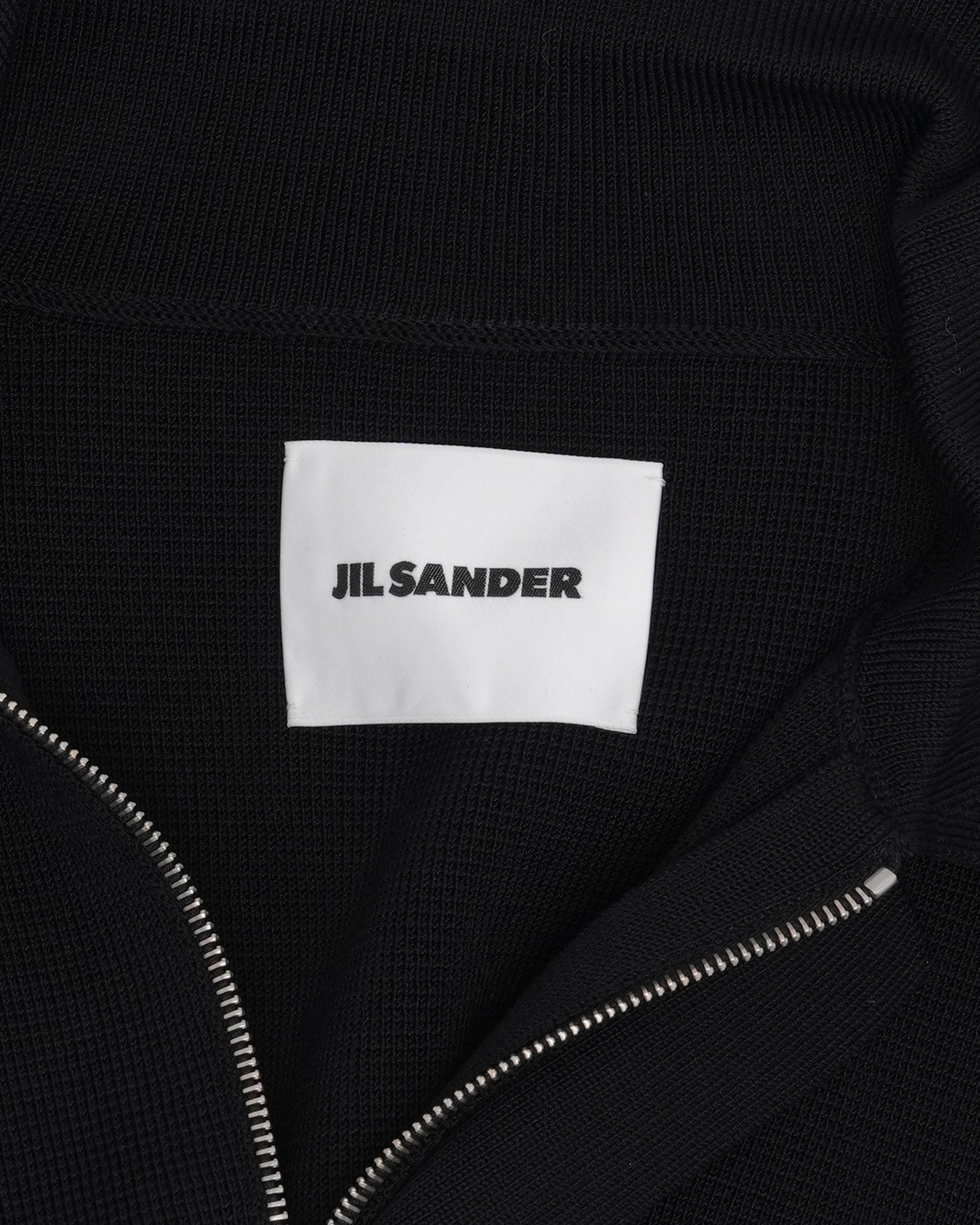 Ribbed Zip Polo