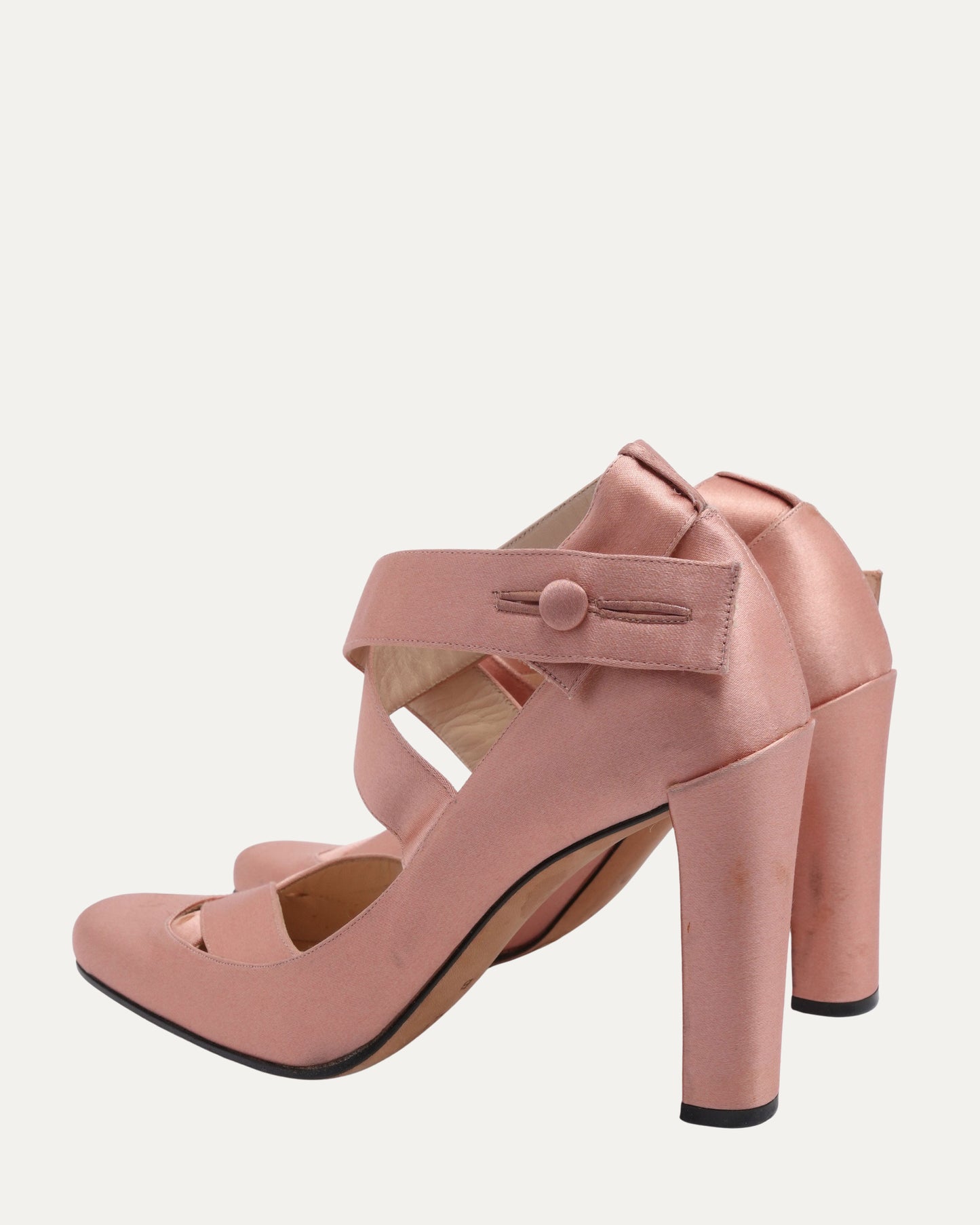 Tom Ford Era FW 2001 Satin Ballerina Mary Jane Heels