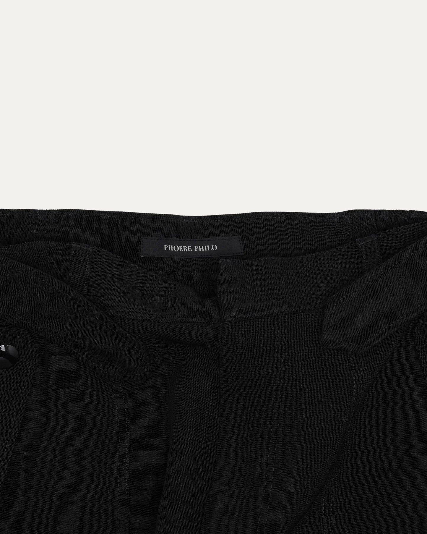 Silk Blend Cargo Pants