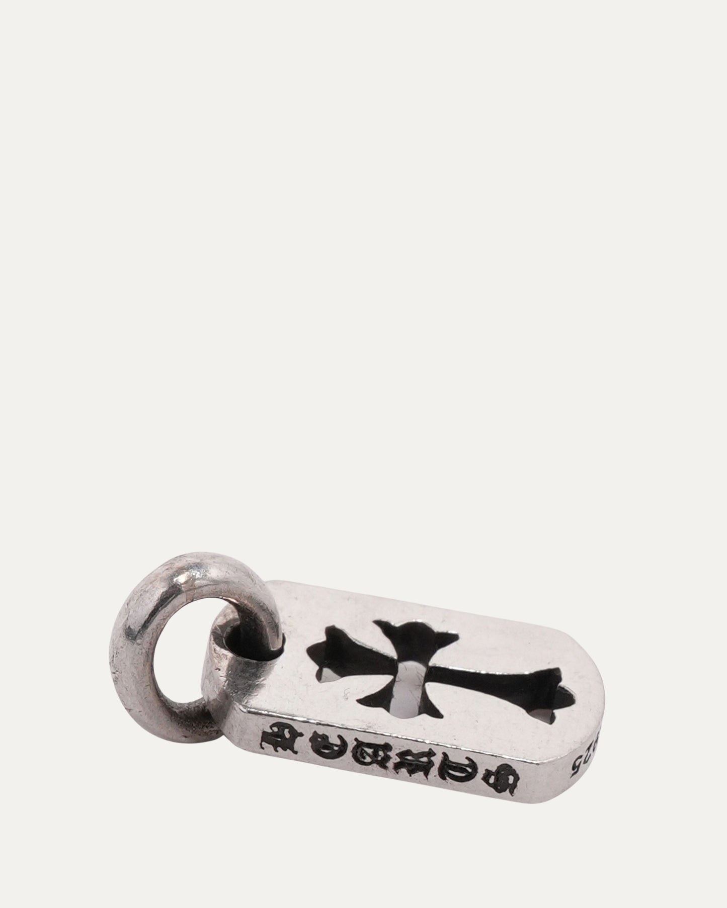Mini Cross Dog Tag Pendant