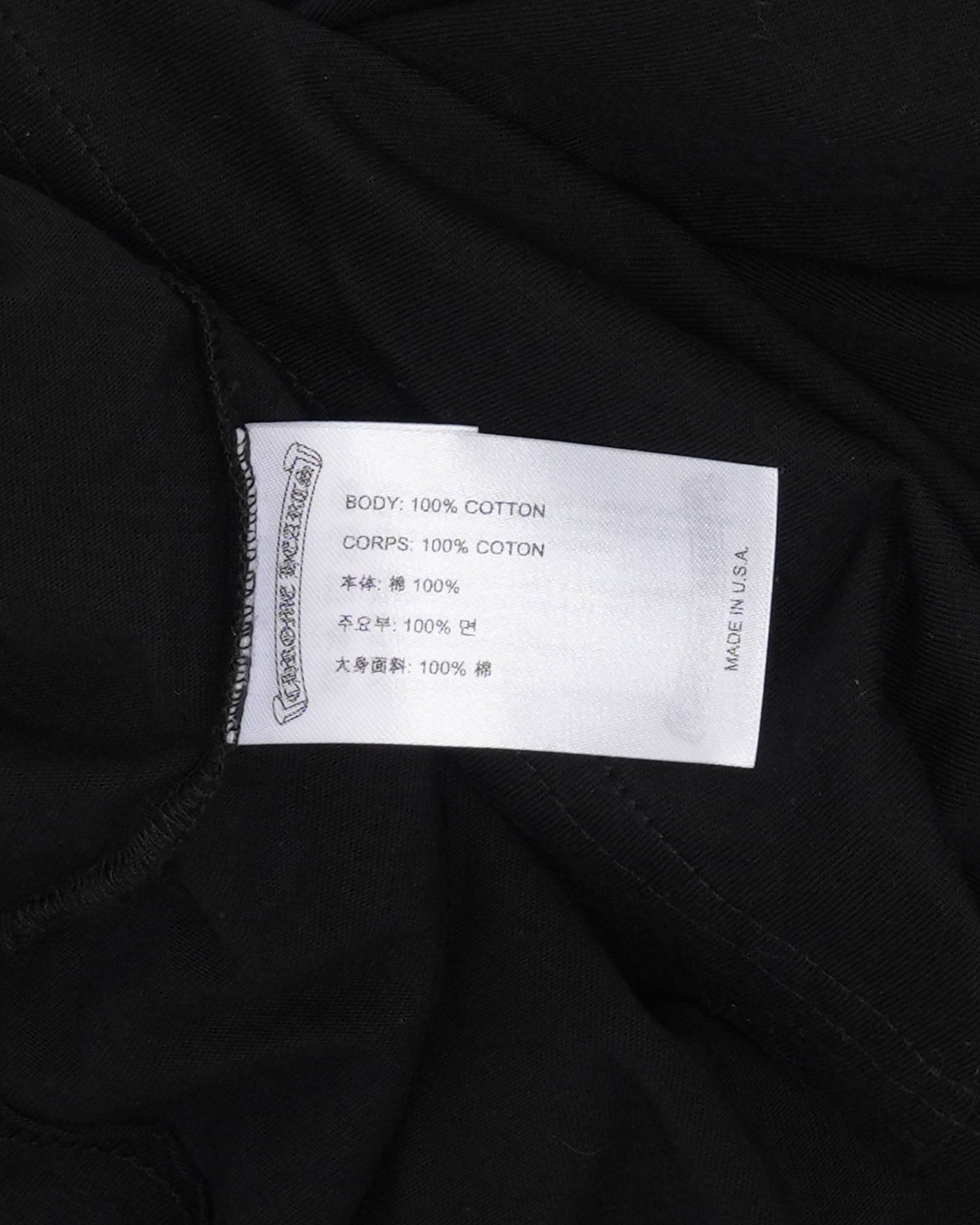 Neck Logo Long Sleeve Pocket T-Shirt