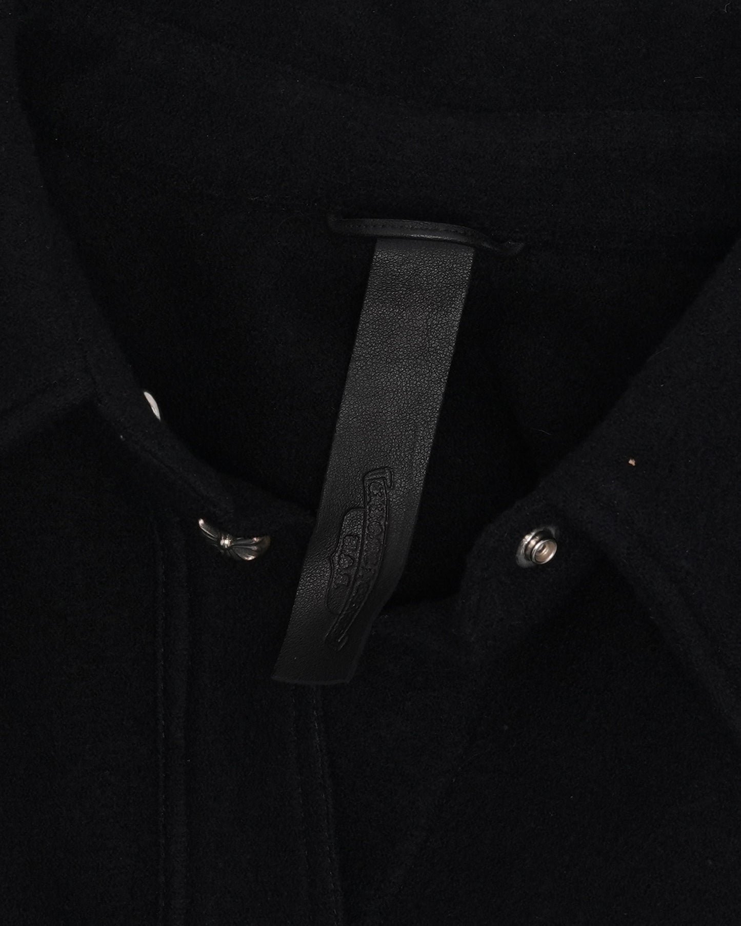 Cropped Wool Work Dog Shirt