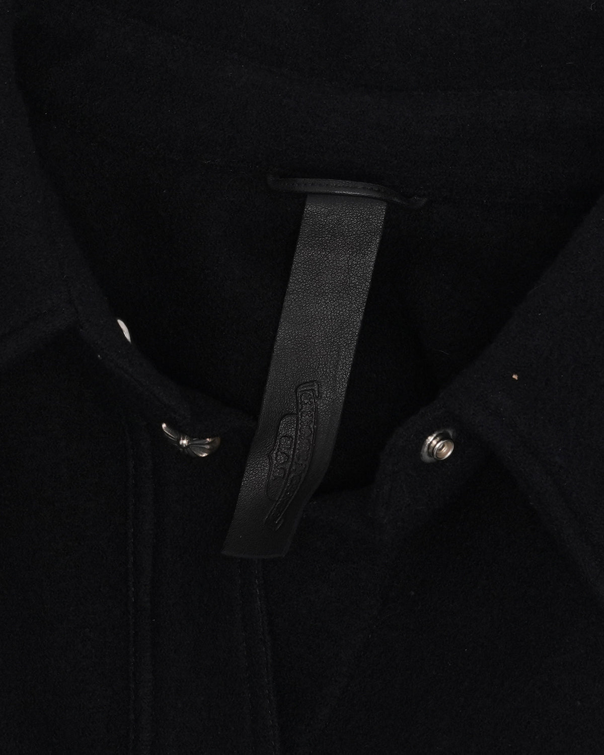 Cropped Wool Work Dog Shirt