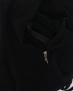 Life Sentence Spell Out Embroidered Zip Up Hoodie
