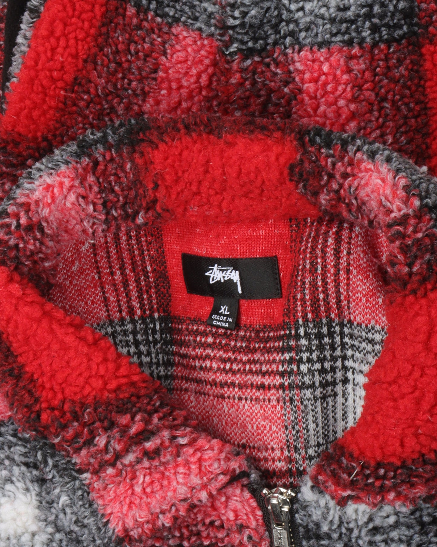 Plaid Zip-Up Jacket