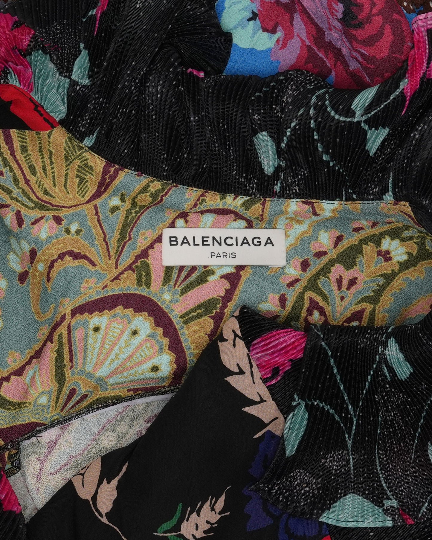 FW 2016 Patchwork Floral Runway Dress