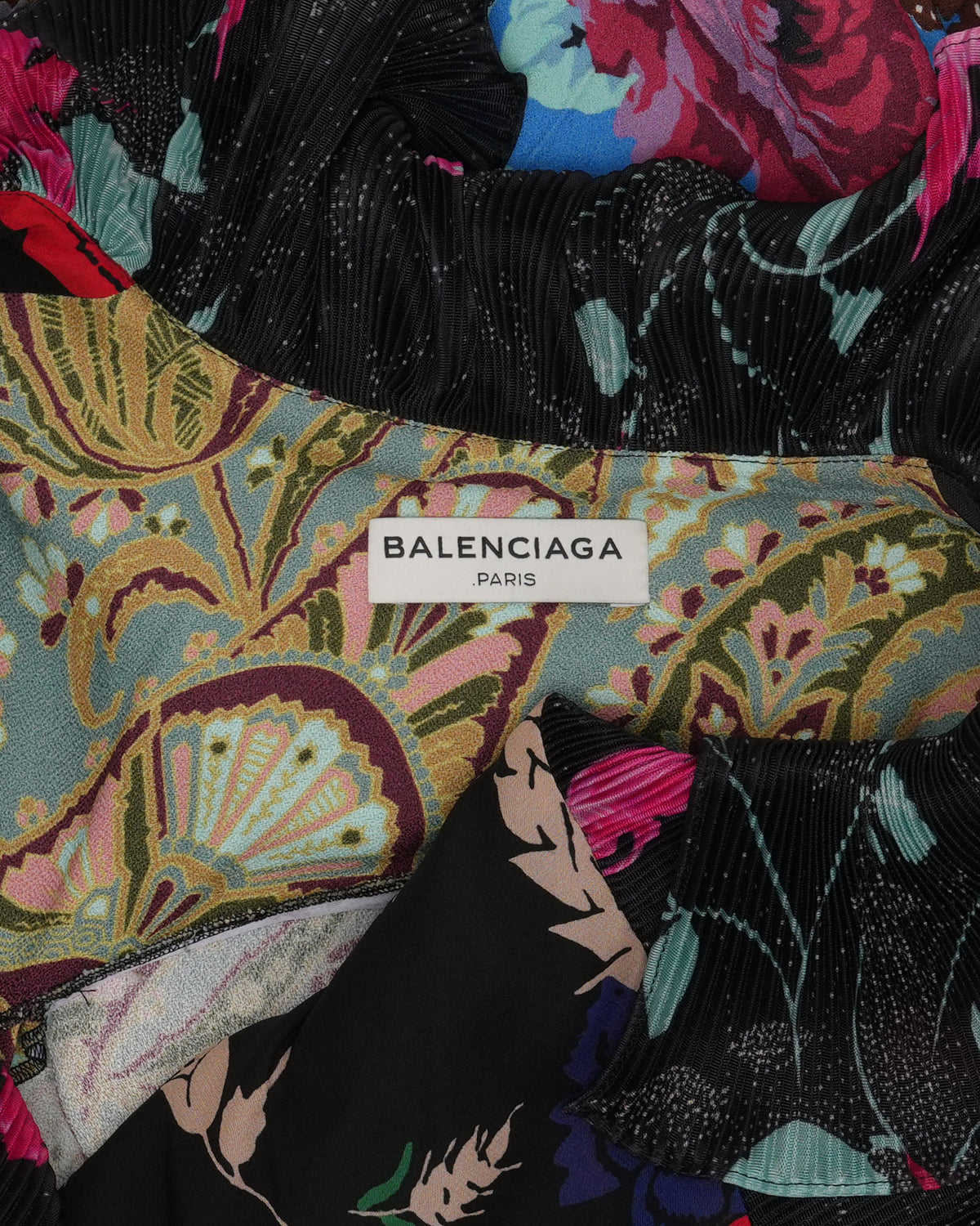 FW 2016 Patchwork Floral Runway Dress